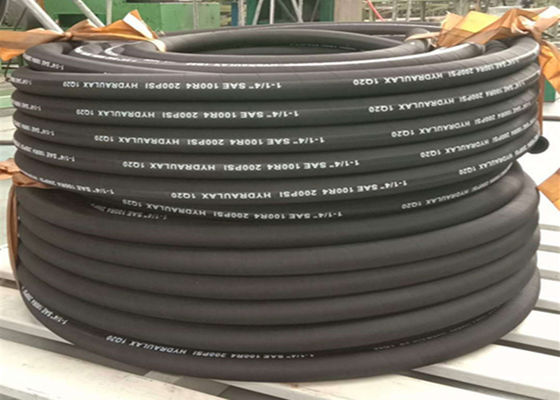 SAE 100R4 300 Psi Rubber Oil Hose For Suction