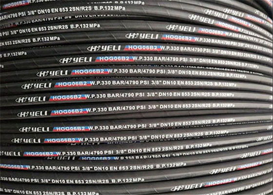 Synthetic EN 853 2SN SAE 100 R2AT 3/8 Inch Hydraulic Hose