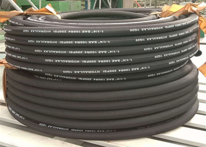 SAE 100R4 300 Psi Rubber Oil Hose For Suction