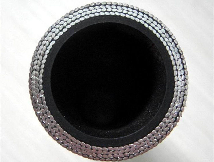 Black Wrapped 16mm EN856 4SP 4SH Wire Spiral Hydraulic Hose