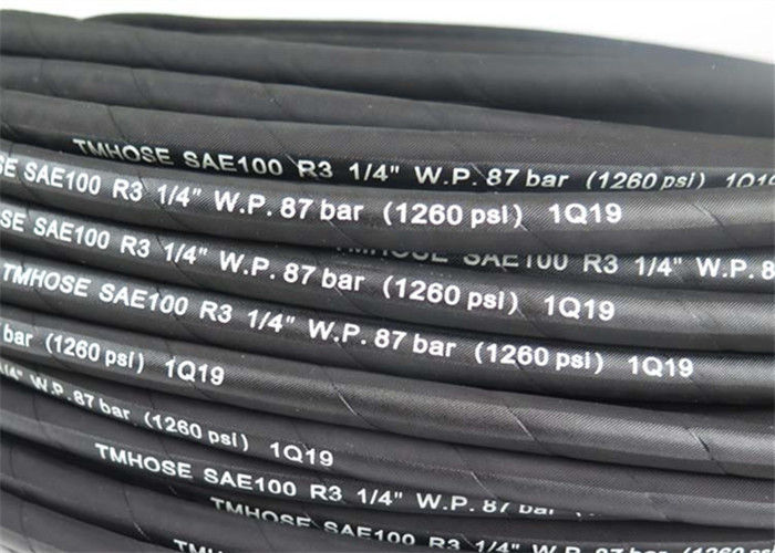 2 Layer EN 854 R3 SAE 100 R3 Reinforced Hydraulic Hose