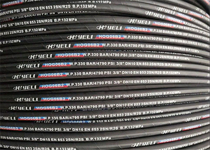 Synthetic EN 853 2SN SAE 100 R2AT 3/8 Inch Hydraulic Hose
